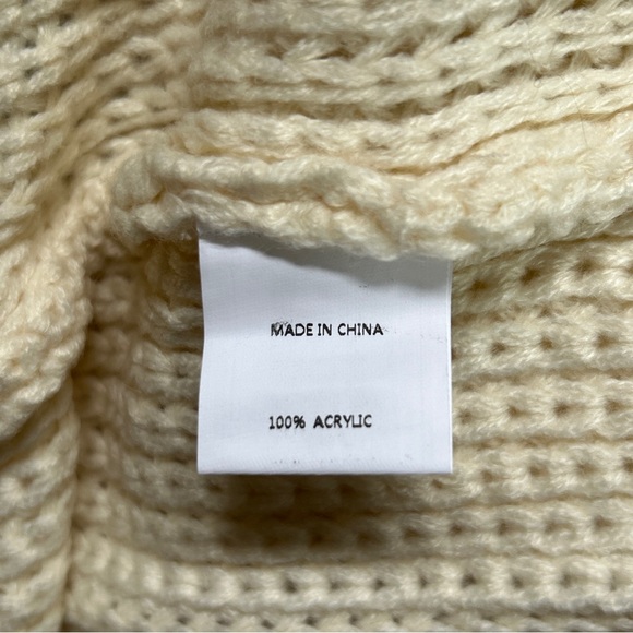 Simplee Striped Knit Open Front Duster Cardigan Size Small - Picture 8 of 9